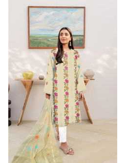 2 Pcs Women's Unstitched...