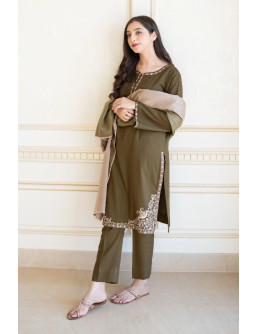 3 pcs embroidered dress 2