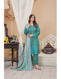 Stunning 3 pcs embroidered...