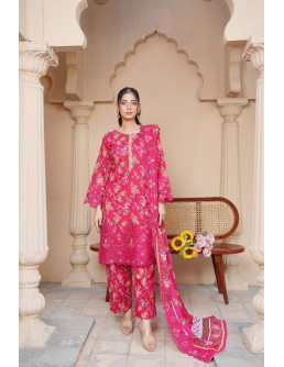 Khaddar suit 3 pcs women's...