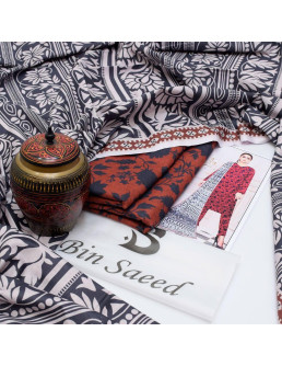  unstitched printed suit  2