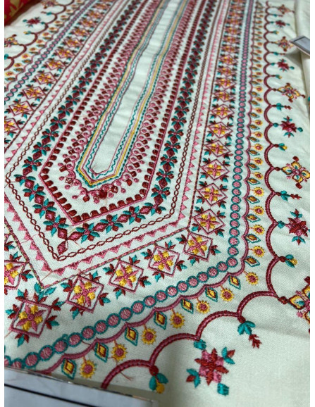  unstitched embroidered dress 