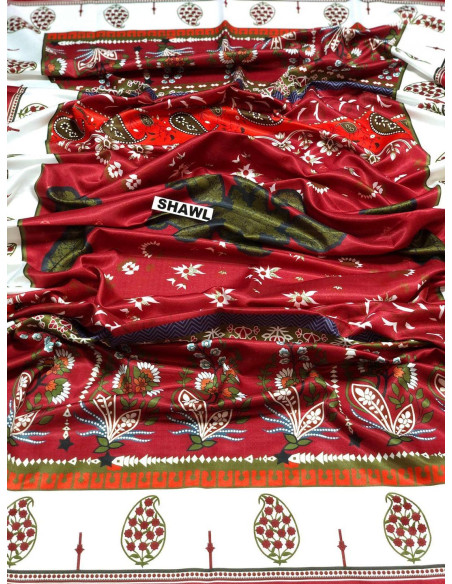 Women's embroidered Dhanak dress 