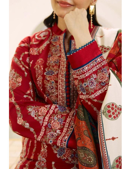 Women's embroidered Dhanak dress 