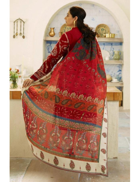 Women's embroidered Dhanak dress 