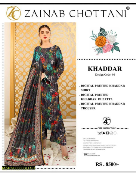 Women's khaddar suit 