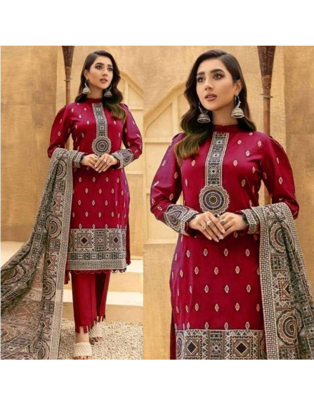 Dhanak Embroidered dress 