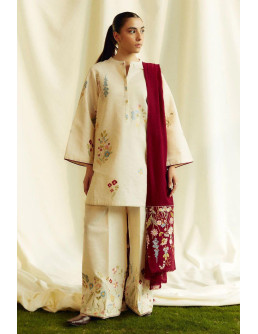 Dhanak suit with wool dupatta