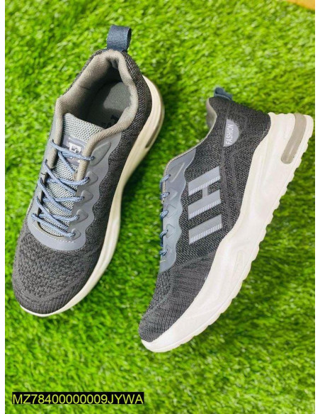 Men's Leather Running Shoes Black