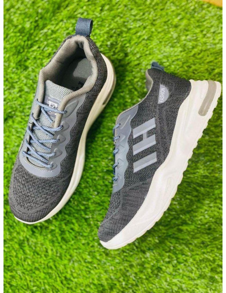 Men's Leather Running Shoes Black