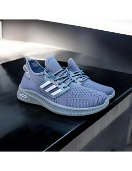 Men's Grey Fabric Casual...