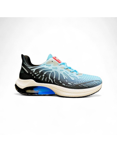 Men's Casual Sneakers - Synthetic Leather, Trendy Print Design