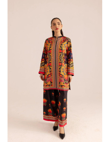 Stylish printed shirt and trouser 2 PCS