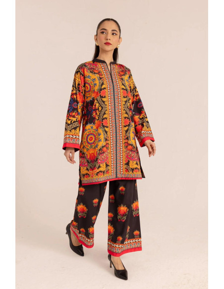 Stylish printed shirt and trouser 2 PCS