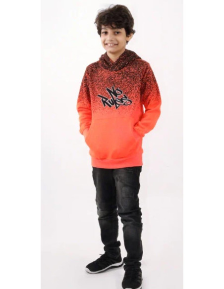 Hoodie Stylish Embroidered Fleece Hoodie for Boys - Ages 8 to 15