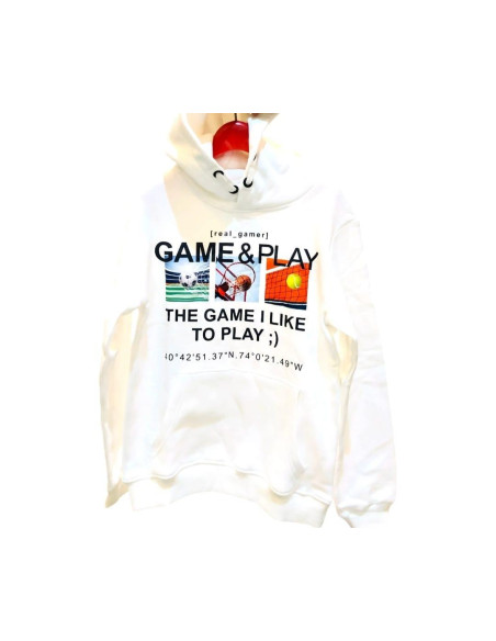 Boy's Fleece Printed Hoodie