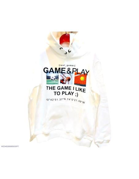 Boy's Fleece Printed Hoodie