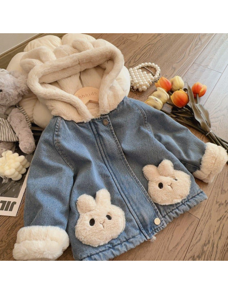 1 Pc Stylish Denim Jacket For Kids