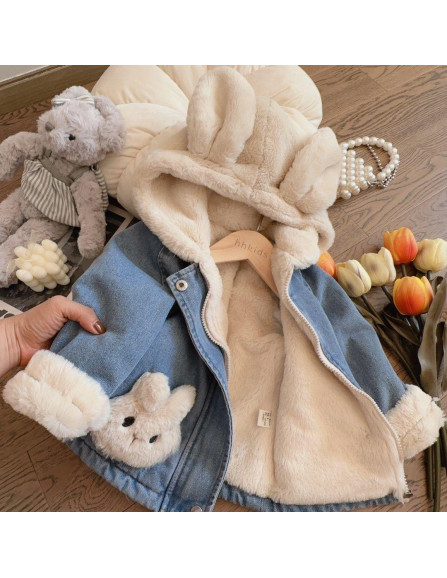 1 Pc Stylish Denim Jacket For Kids