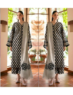 3 Pcs Women's Unstitched...