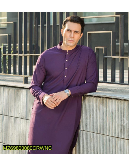 2 Pcs Men's Stitched Wash And Wear...