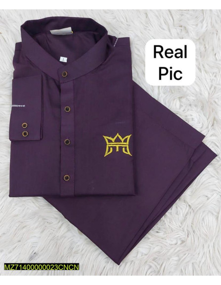 2 Pcs Men's Stitched Wash And Wear...