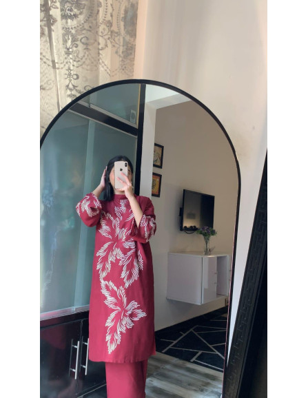 Stylish printed shirt and trouser