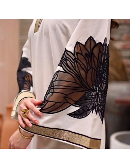 Embroidered lilen shirt and trouser