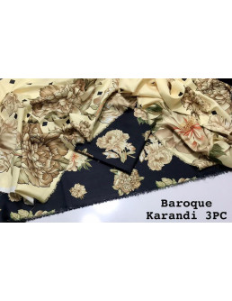 Stylish Black Printed Suit... 2