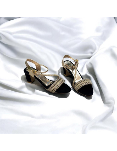 Women's Synthetic Velvet Fancy Wedge...