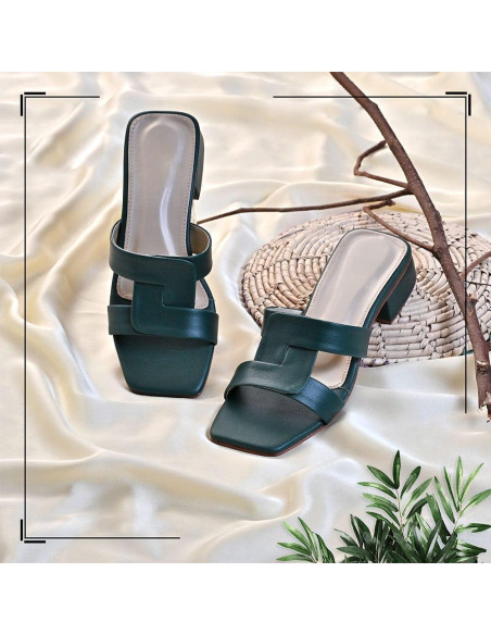 Women's Rexine Semi-Formal Block Heels