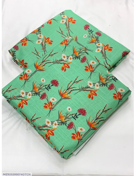 2pcs women's unstitched khadar suit