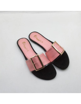 Women's Rexine Plain Slides