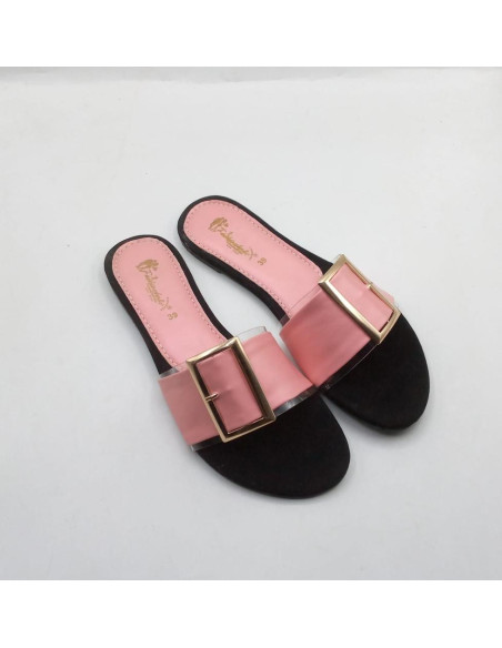Women's Rexine Plain Slides