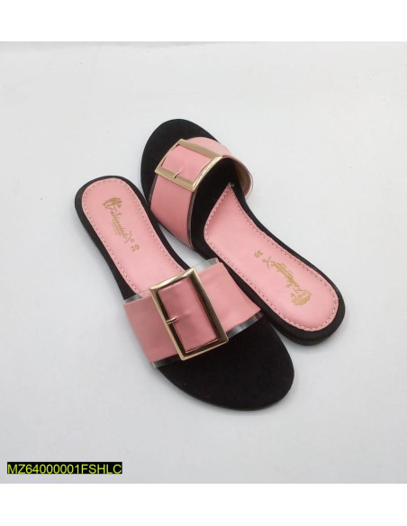 Women's Rexine Plain Slides