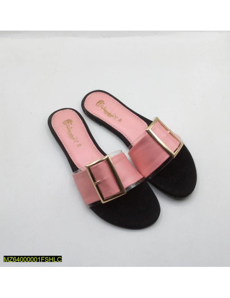 Women's Rexine Plain Slides