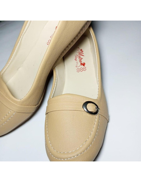 Women's Round Skin Pumps