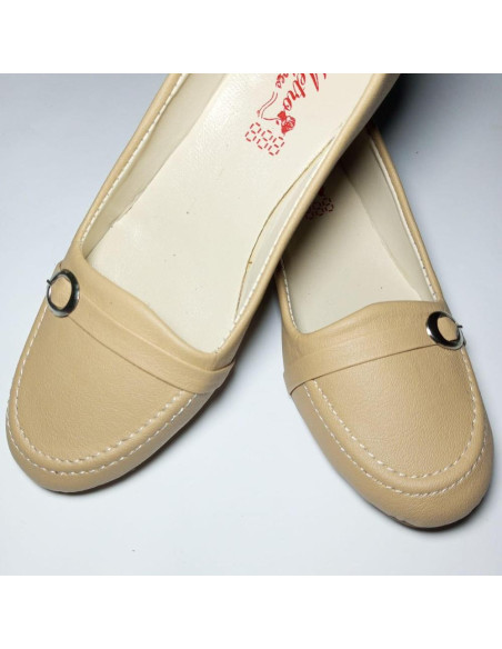 Women's Round Skin Pumps