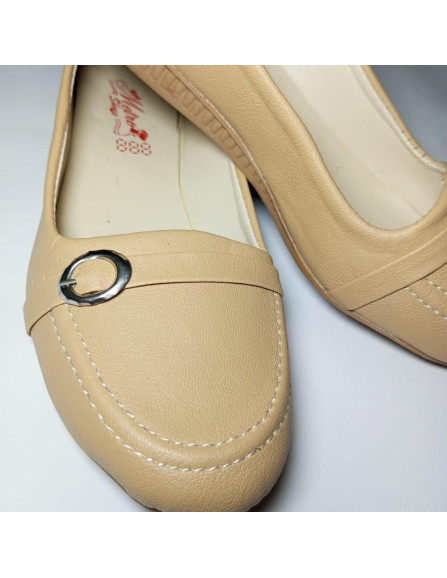 Women's Round Skin Pumps