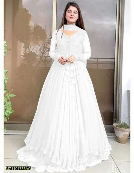 3 Pcs 2 Layered Women's Stitched...