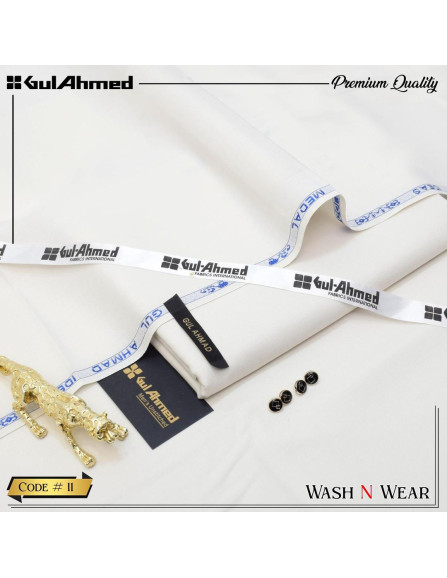 Men's Unstitched Wash And Wear Plain...