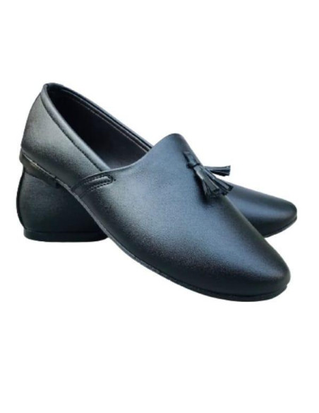 Men's Synthetic Leather Plain Khussa