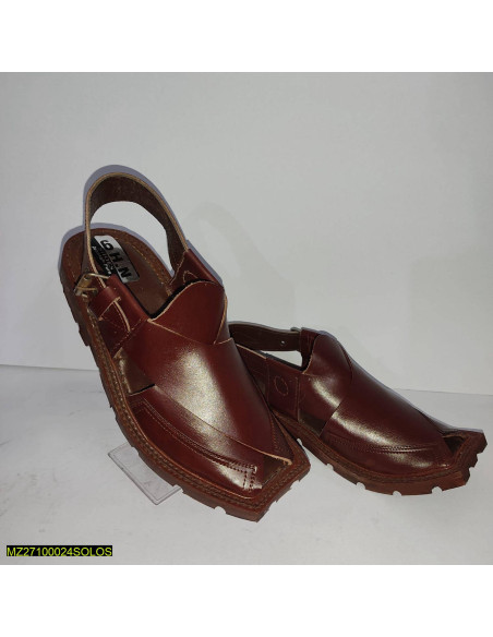 Leather Shikari Peshawari Chappal For Men