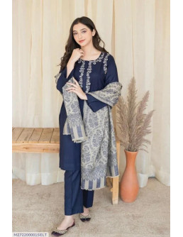 3pcs women's unstitched... 2