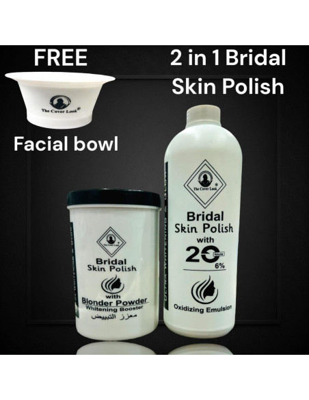 Whitening and brightening skin polisher 1500ml set of 3 PCs for all skin type