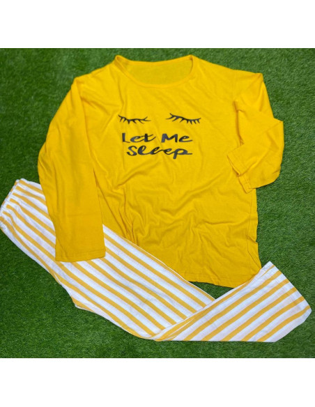 2pcs women's stitched print suit for night