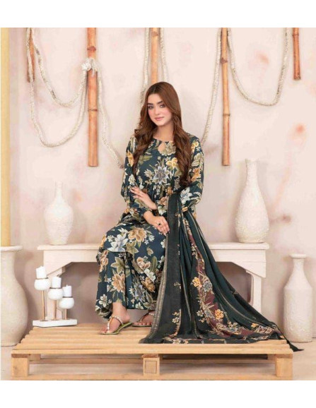 3 Pcs Women's Unstitched Digital...