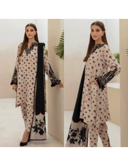 3 Pcs Women's Unstitched...