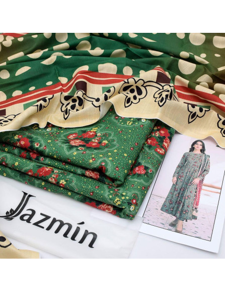 Women's Digital Print Suit Set - 3...