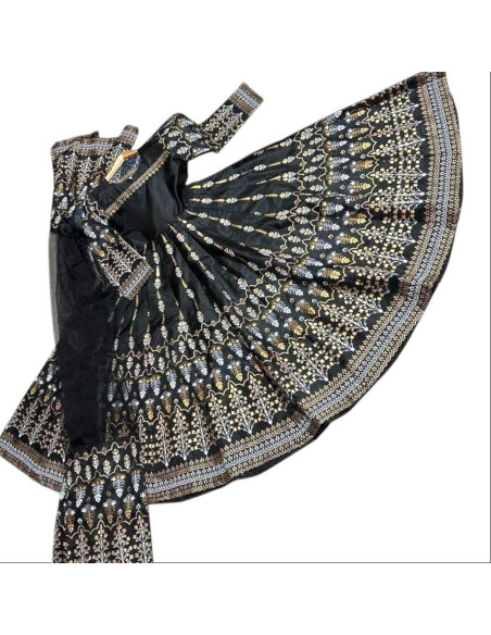 2 Pcs Women's Stitched Block Printed Shirt And Trouser